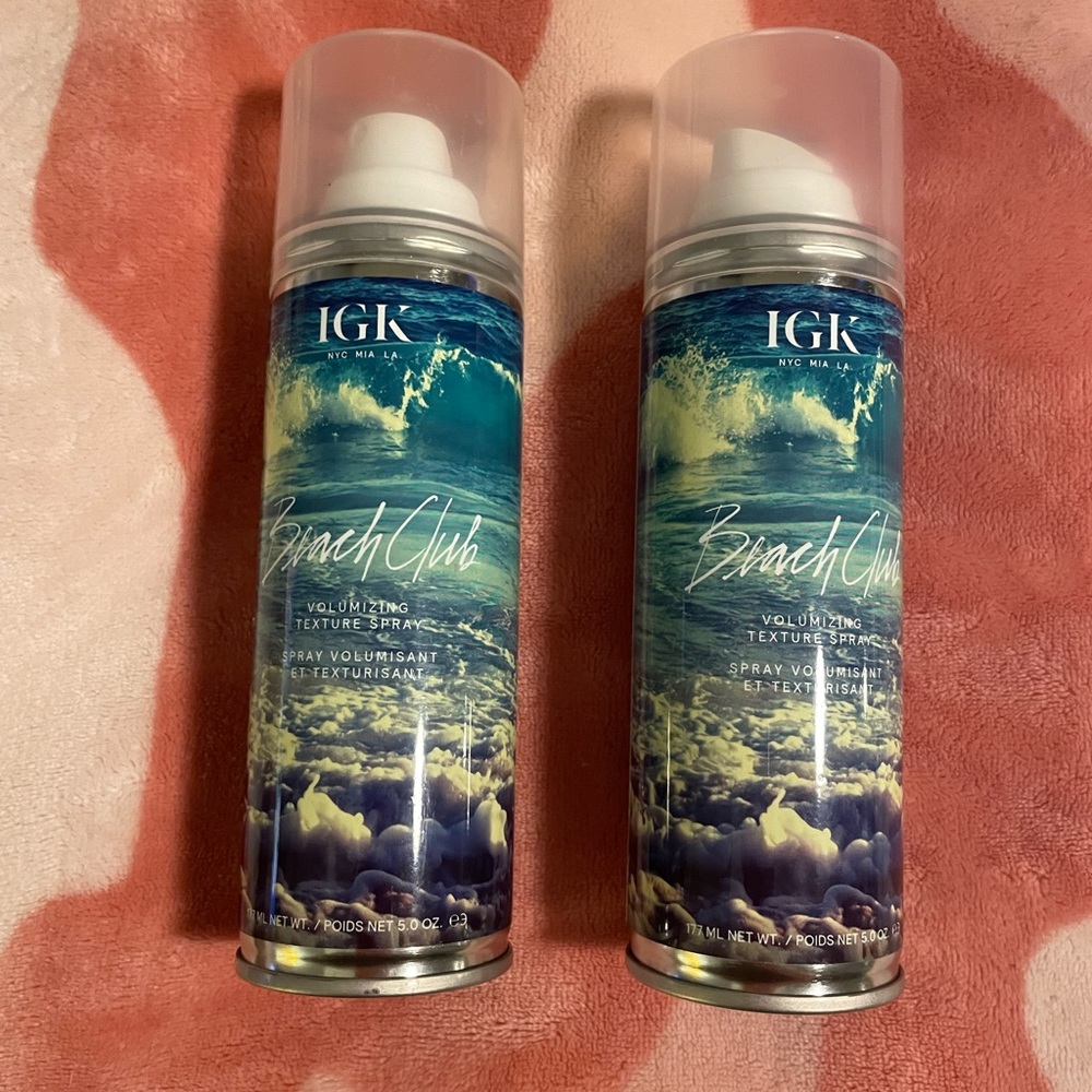 New IGK Beach Club Volumizing Texture Spray Bundle